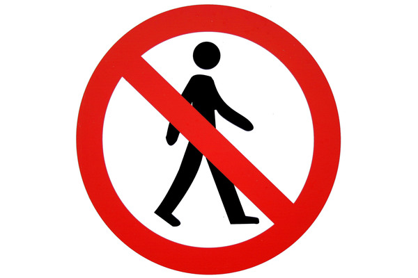 Product picture No walking sign