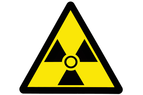Product picture Triangular radiation sign